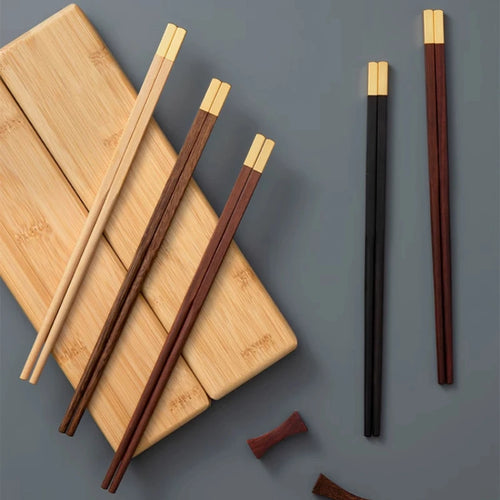 Wooden Travel Chopsticks with Bamboo Case | Chinese Luxury Portable Set