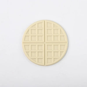 Waffle Pancake Cute Coasters | Large Silicone Mats for Drinks - 1 Pc