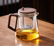 Load image into Gallery viewer, Chinese Clear Glass Teapot with Infuser | Automatic Filter - 1 Pc