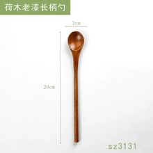 Load image into Gallery viewer, Solid Wood Japanese Soup Spoons | Asian Tableware - 1 Set