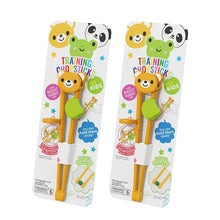 Load image into Gallery viewer, Cartoon Animal Training Chopsticks For Children | Cute Bear Panda Frog - 2 Pc Set