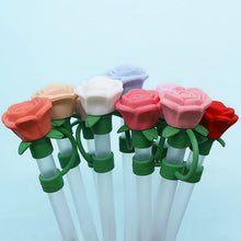 Load image into Gallery viewer, Rose Flower Straw Toppers | Silicone Stanley Cap Covers - 1 Pc