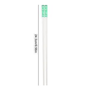 Green Sakura Chopsticks | Japanese Cherry Blossom Luxury - 5 Pair Set
