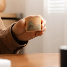 Load image into Gallery viewer, Unique Chinese Mountain 3 Ceramic Tea Cups - 1 Gift Set
