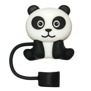 Cute Animal Silicone Straw Covers | Reusable Cup Caps - 1 Pc
