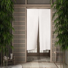 Load image into Gallery viewer, Beige Noren Curtain | Minimalist Solid Japanese Door Linen Curtains - 1 Pc