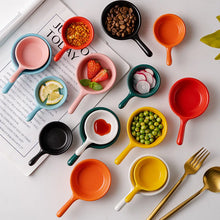 Load image into Gallery viewer, Colorful Mini Dipping Saucer with Handle | Ceramic Japanese Soy Sauce Dish - 1 Pc
