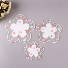 Load image into Gallery viewer, Pink Sakura Cute Coasters for Drinks | Japanese Cherry Blossom Mats - 1 Pc