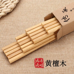 bamboo chopsticks in set of 5 pairs or 10 pairs