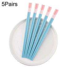 Load image into Gallery viewer, Colorful Mixed Chopsticks Set | Reusable Chinese Tableware - 5/6 Pairs