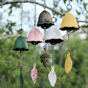 Iwachu Japanese Cast Iron Wind Chime (Furin) - Songbird On Branch | Handmade In Japan