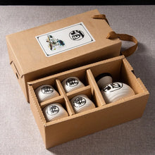 Load image into Gallery viewer, Retro Ceramic Sake Pot | 2/4/6 Sake Cups Set Japanese Tokkuri Bottle