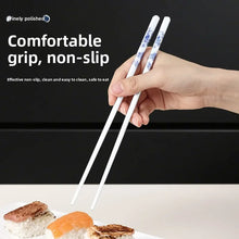 Load image into Gallery viewer, Blue &amp; White Ceramic Chopsticks Set | Celadon Tableware - 5/10/20/30 Pairs