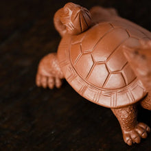 Load image into Gallery viewer, Dragon Turtle Tea Pet | Handmade Clay Chinese Gong Fu Tea Figurine - 1 Pc