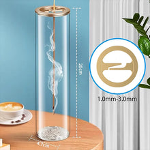 Load image into Gallery viewer, Modern Glass Incense Holder | Anti-Ash Stick Burner with Removable Catcher