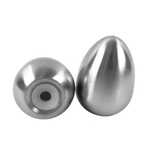 Load image into Gallery viewer, Egg Shape Salt and Pepper Shakers | Stainless Steel Seasoning - 2 Pc set