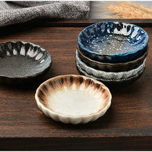 Load image into Gallery viewer, Scallop Japanese Soy Sauce Dish | Ceramic Seasoning Bowl - 1 Pc