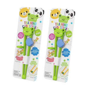 Cartoon Animal Training Chopsticks For Children | Cute Bear Panda Frog - 2 Pc Set