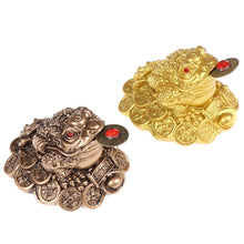 Load image into Gallery viewer, Chinese Fortune Frog Feng Shui | Small Lucky Toad with Coin New Year Gifts - 1 Pc