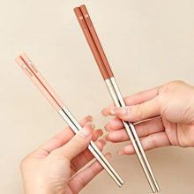 Load image into Gallery viewer, Cute Colorful Animal Korean Metal Chopsticks for Family Kids | 5 Pair Set