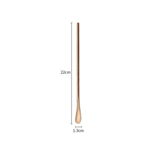 Stainless Steel Swizzle Sticks | Long Short Handle Drink Cocktail Stirrers - 1 Pc