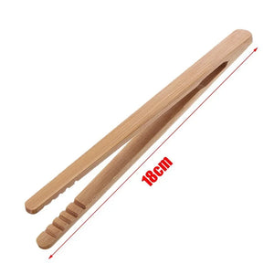 Natural Bamboo Tea Tongs | Chinese Brewing Tweezers - 2 Pc Set