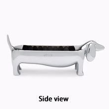 Load image into Gallery viewer, Cute Dog Metal Ring Holder | Wiener Dachshund Jewelry Tray - 1 Pc