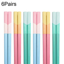 Load image into Gallery viewer, Colorful Mixed Chopsticks Set | Reusable Chinese Tableware - 5/6 Pairs