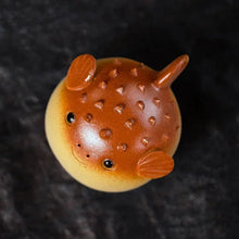 Load image into Gallery viewer, Pufferfish Tea Pet | Yixing Clay Fish Chinese Gongfu Figurine - 1 Pc