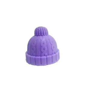 Winter Hat Wine Bottle Stoppers | Christmas Beanie Silicone Decorative Cap - 1 Pc