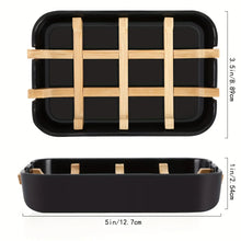 Load image into Gallery viewer, Wooden Soap Saver Dish | Bar Soap Holder with Drain Tray - 1 Pc