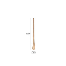 Load image into Gallery viewer, Stainless Steel Swizzle Sticks | Long Short Handle Drink Cocktail Stirrers - 1 Pc