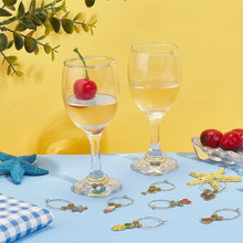 Load image into Gallery viewer, Summer Theme Wine Glass Charms | Drink Markers - 24 Pc Set