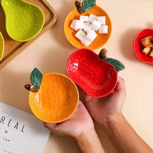 Load image into Gallery viewer, Fruit Shape Sauce Dish | Soy Ceramic Seasoning Dipping Bowl - 1 Pc