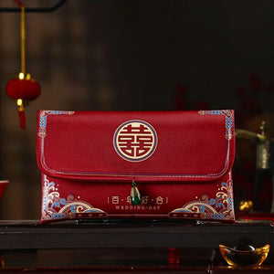 Red Envelope Brocade Money Wallet | Chinese New Year Gift - 1 Pc