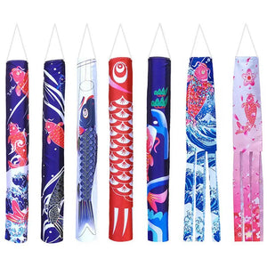 Japanese Koinobori Kite | Fish Carp Windsock Flag (Various Sizes) - 1 Pc