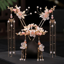 Load image into Gallery viewer, Ornate Chinese Bridal Hair Pins | Decorative Headdress Jewelry - 1 Set