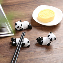 Load image into Gallery viewer, Cute Chinese Panda Chopstick Rest | Ceramic Animal Inspired | 1 Pc