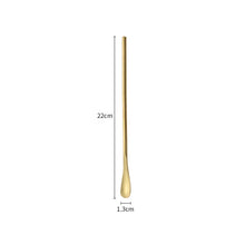 Load image into Gallery viewer, Stainless Steel Swizzle Sticks | Long Short Handle Drink Cocktail Stirrers - 1 Pc