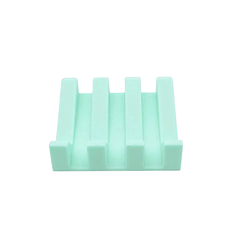 Tilted Bar Soap Saver | Silicone Soap Rack Tray for Draining - 1 Pc