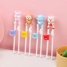 Load image into Gallery viewer, Colorful and Fun Cartoon Animal Training Chopsticks for Kids - 1PC