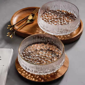 Small Walnut Wooden Serving Tray | Cute Wood Platters for Tea Food - 1 Pc