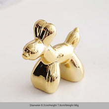 Load image into Gallery viewer, Gold Balloon Dog Ring Holder | Ceramic Jewelry Rack - 1 Pc