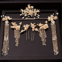 Load image into Gallery viewer, Ornate Chinese Bridal Hair Pins | Decorative Headdress Jewelry - 1 Set