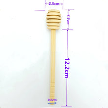 Load image into Gallery viewer, Wooden Honey Dipper | Long Stick Mixing Spoon - 5/10/25/50 Pc