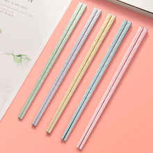 Load image into Gallery viewer, Pastel Reusable Korean Floral Chopsticks | Cute Color Kawaii Aesthetic - 5 Pair Set