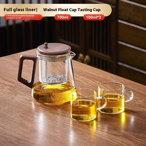 Chinese Clear Glass Teapot with Infuser | Automatic Filter - 1 Pc