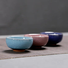 Load image into Gallery viewer, Colorful Cracked Glaze Chinese Tea Set | Ceramic Gongfu Teapot 4 Cups