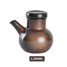 Load image into Gallery viewer, Japanese Ceramic Oil Soy Sauce Bottle &amp; Refillable Dispenser - 1 Pc