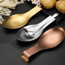 Load image into Gallery viewer, Metal Kitchen Spoon Rest | Stainless Steel Spatula Holder for Stove - 1 Pc